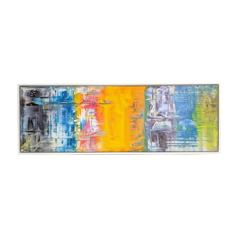 Peinture acrylique Kim Dieu, tableau moderne, Inspire Art, 150x50 photo for sale