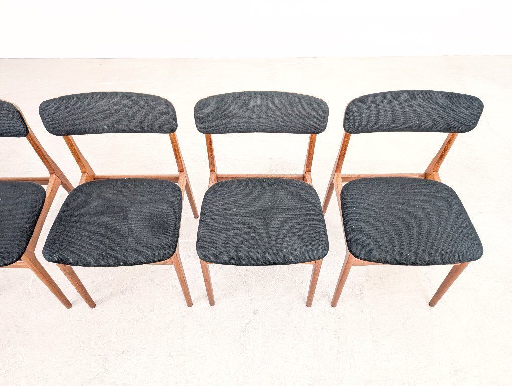 Ensemble de 6 chaises mid-century TSM Tarm Stole vintage Rasmussen, 1960 photo 1100.0