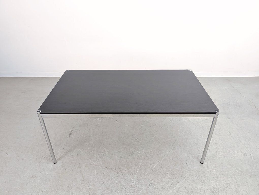 2x Usm Haller Bureau Zwart Eettafel Designtafel photo for sale
