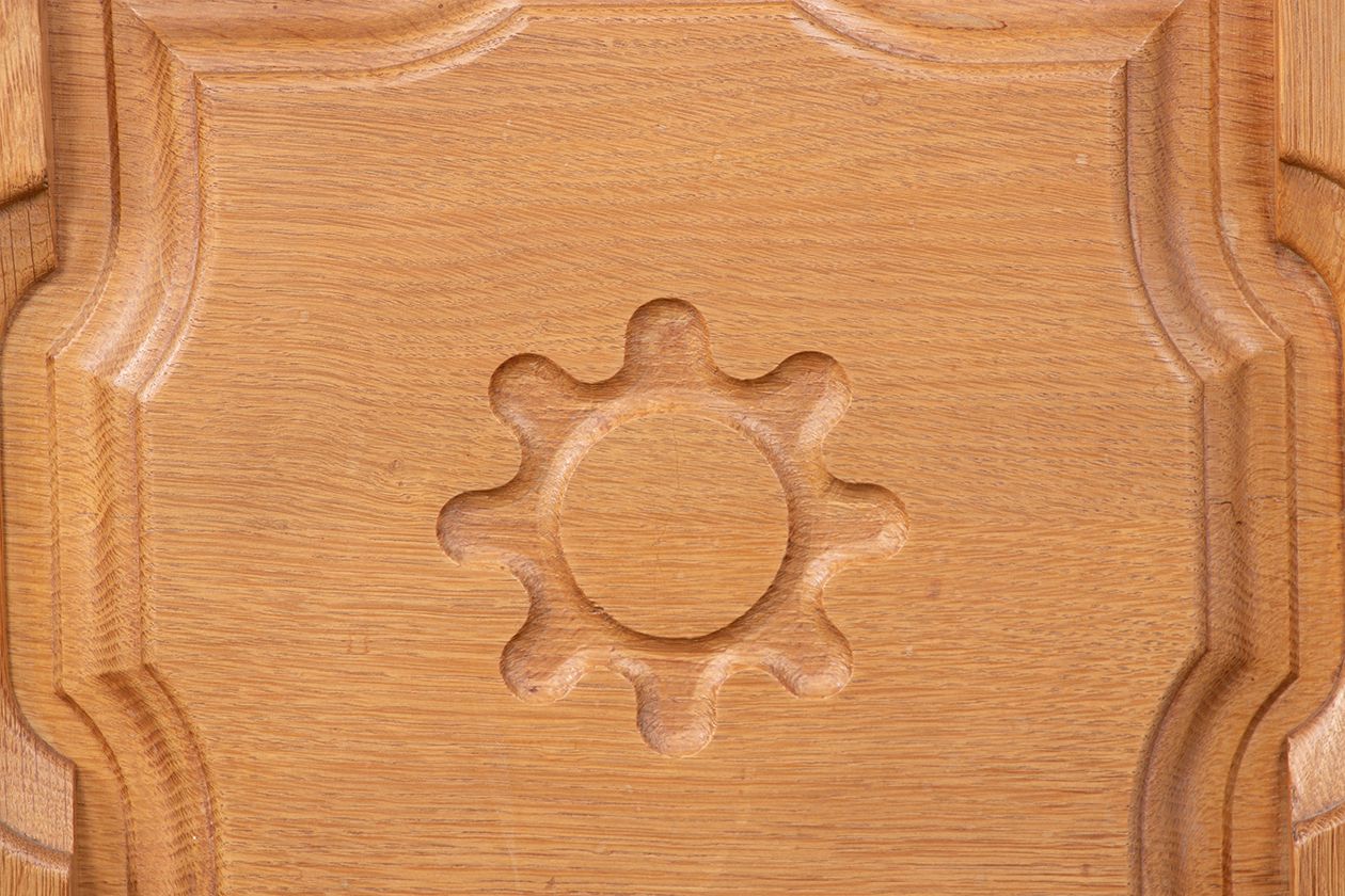 Oak Sideboard By Guillerme And Chambron For Votre Maison 1960. photo for sale