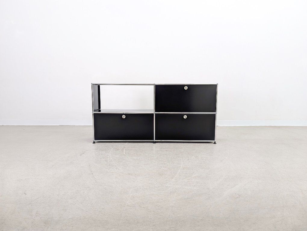 Usm Haller Sideboard 2x2 Black 3 Doors Chest Of Drawers Sideboard photo for sale