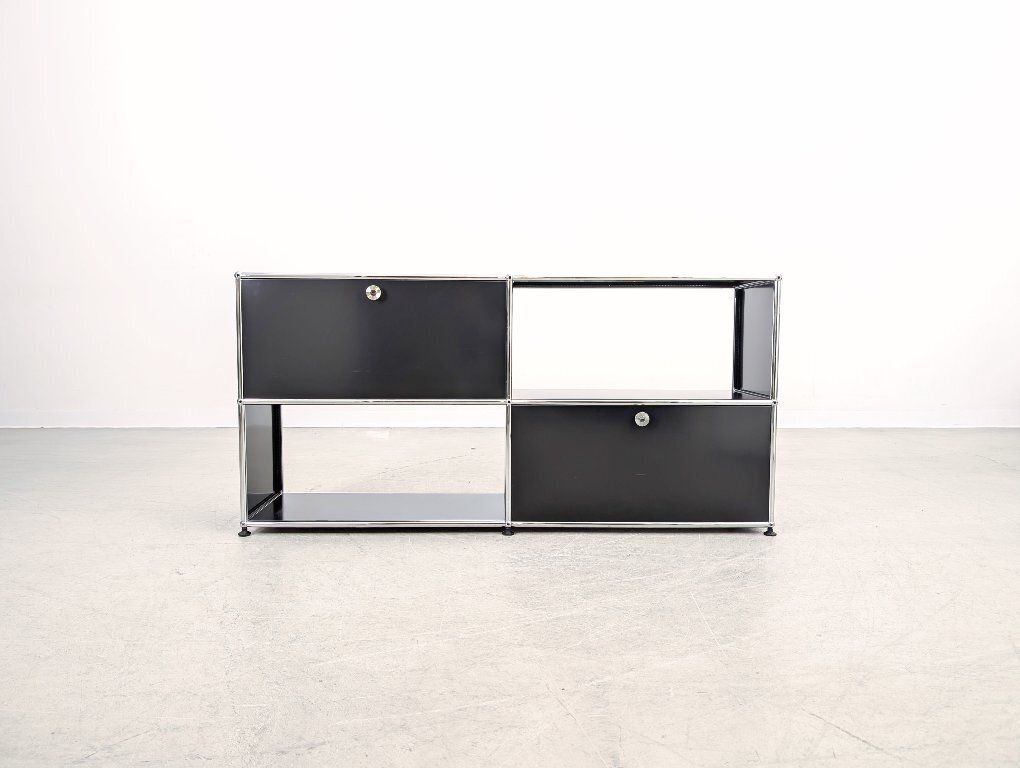 Usm Haller Dressoir 2x2 Zwart – Ladekast/Dressoir photo for sale