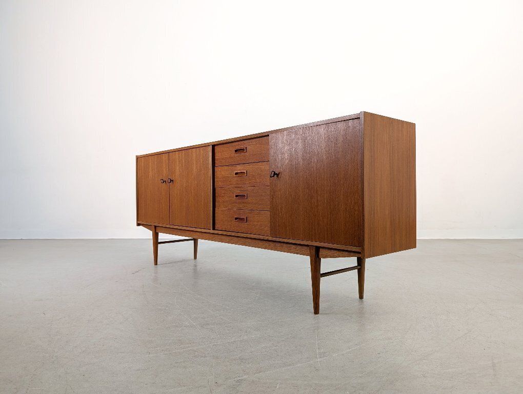 Mid Century Dressoir Teak Deens Design Vintage Ladekast photo Meubels
