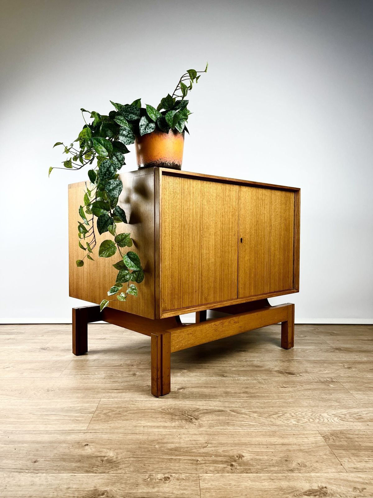 Unusual Mid Century Record Cabinet, British 1960s photo for sale