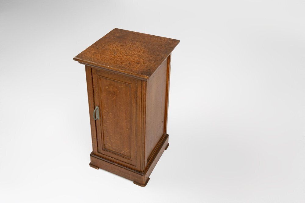 Art Deco French Nightstand In Varnished Wood, 1930s photo vinterior