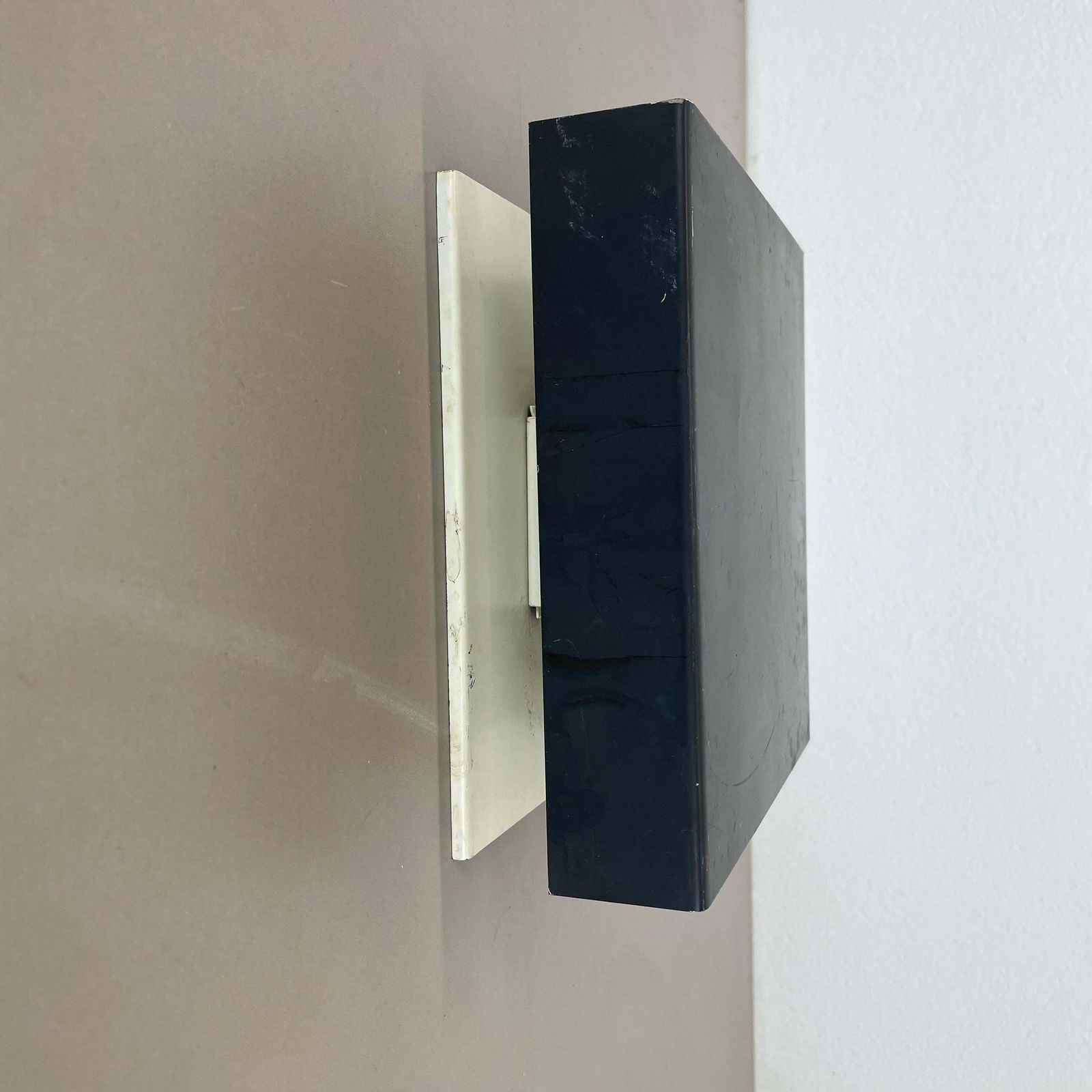 Rare Cubic Charlotte Perriand Les Arcs Style Wall Light By Cosack, Germany 1960s photo for sale