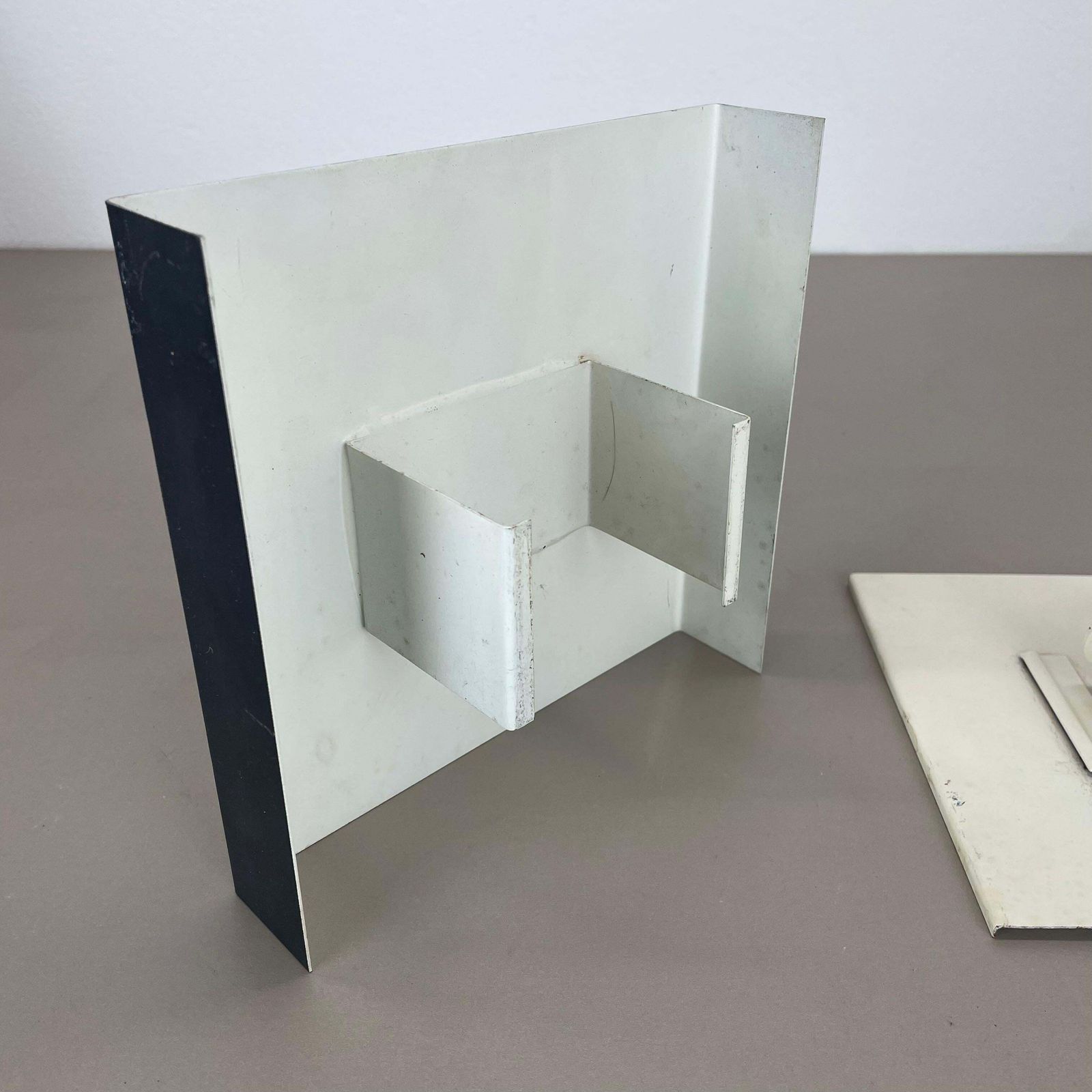 photo for sale Rare Cubic Charlotte Perriand Les Arcs Style Wall Light By Cosack, Germany 1960s