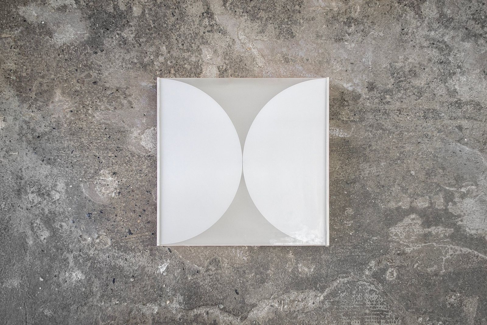 Large Clessidra Wall Lamp In Glass By Bobo Piccoli For Fontana Arte 1970s