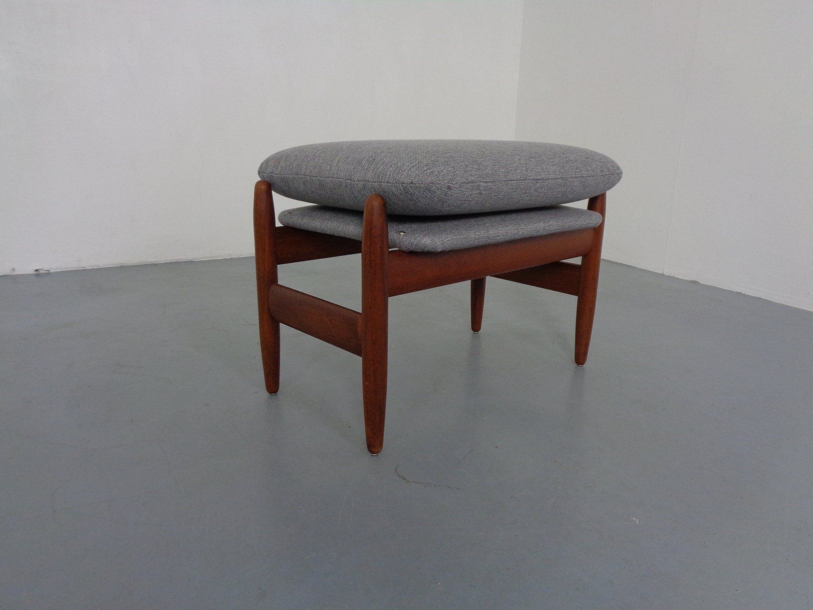 Teak Stool Or Ottoman By Hans Olsen For Frem Røjle, Denmark, 1960s photo 416.0