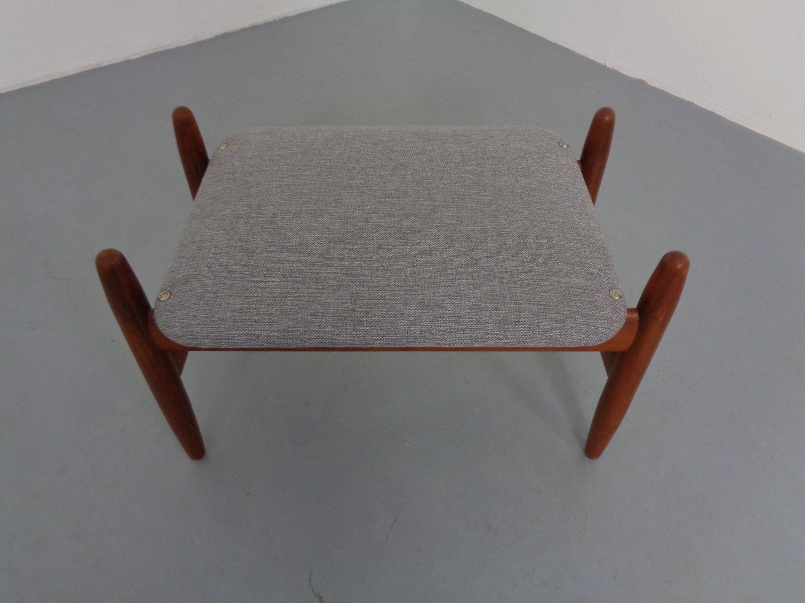photo for sale Teak Stool Or Ottoman By Hans Olsen For Frem Røjle, Denmark, 1960s