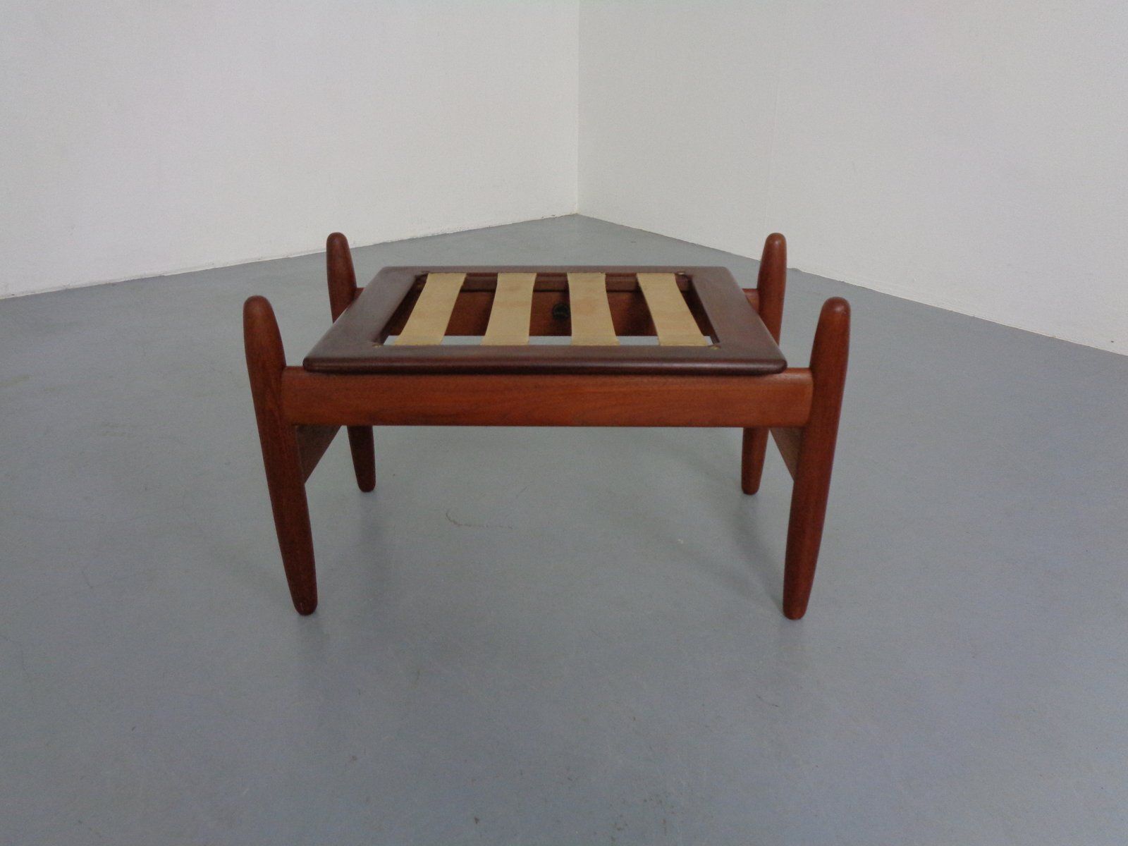 Danish Teak Stool By Hans Olsen For Frem Røjle, 1960s photo buy