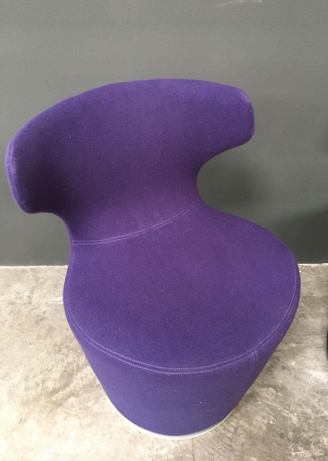 Italy Violet Fabric Set Of 2 Armchairs By B&B Italia, 2020 photo Furniture