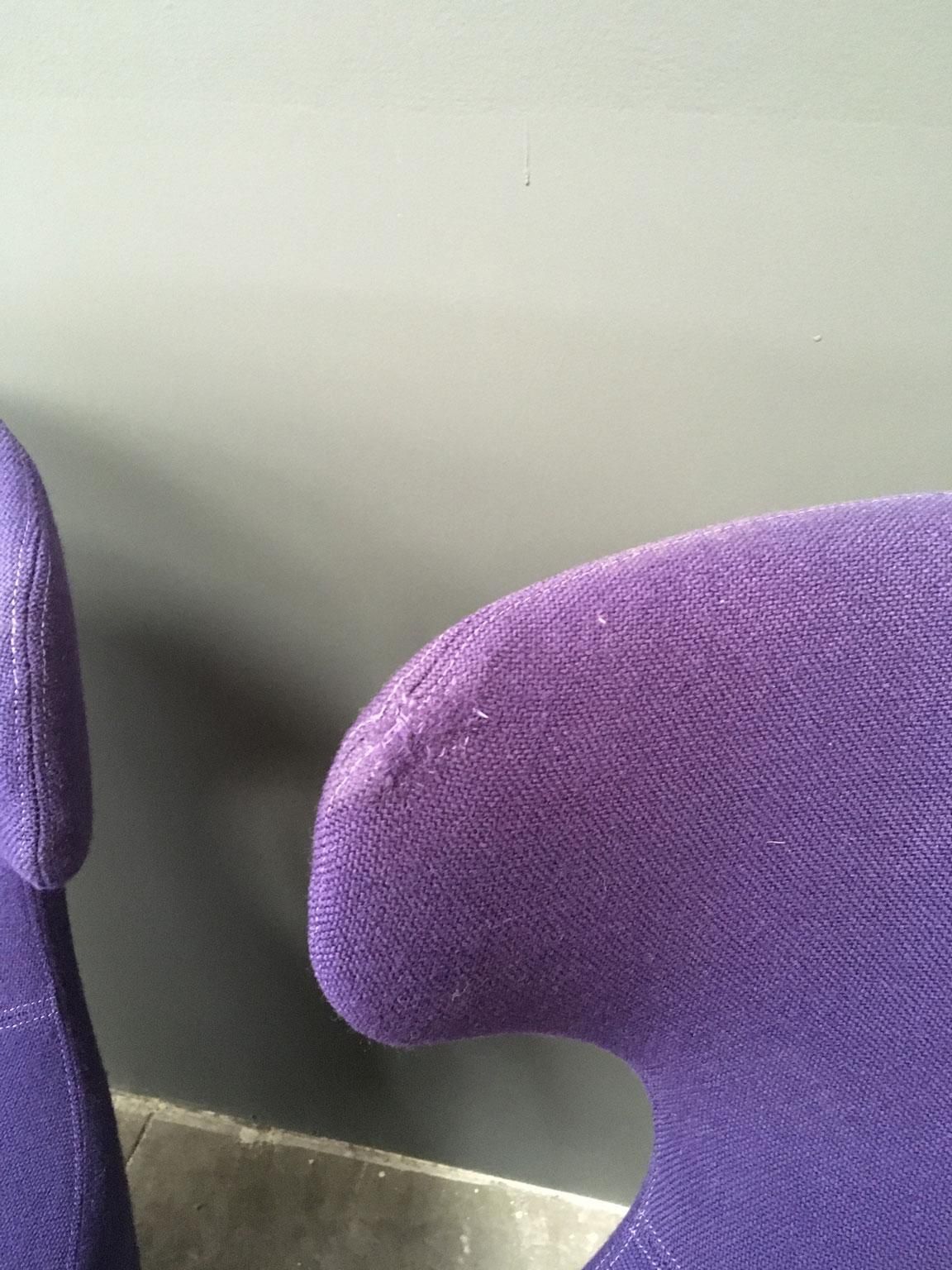 photo buy Italy Violet Fabric Set Of 2 Armchairs By B&B Italia, 2020