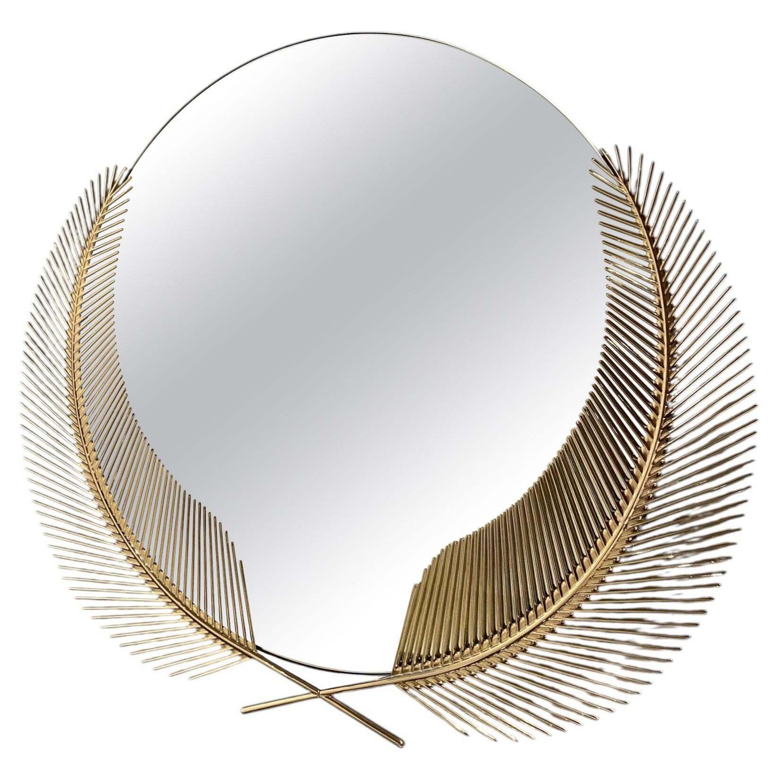 Sunset Polished Brass Mirror Large, Ghidini 1961, Italië