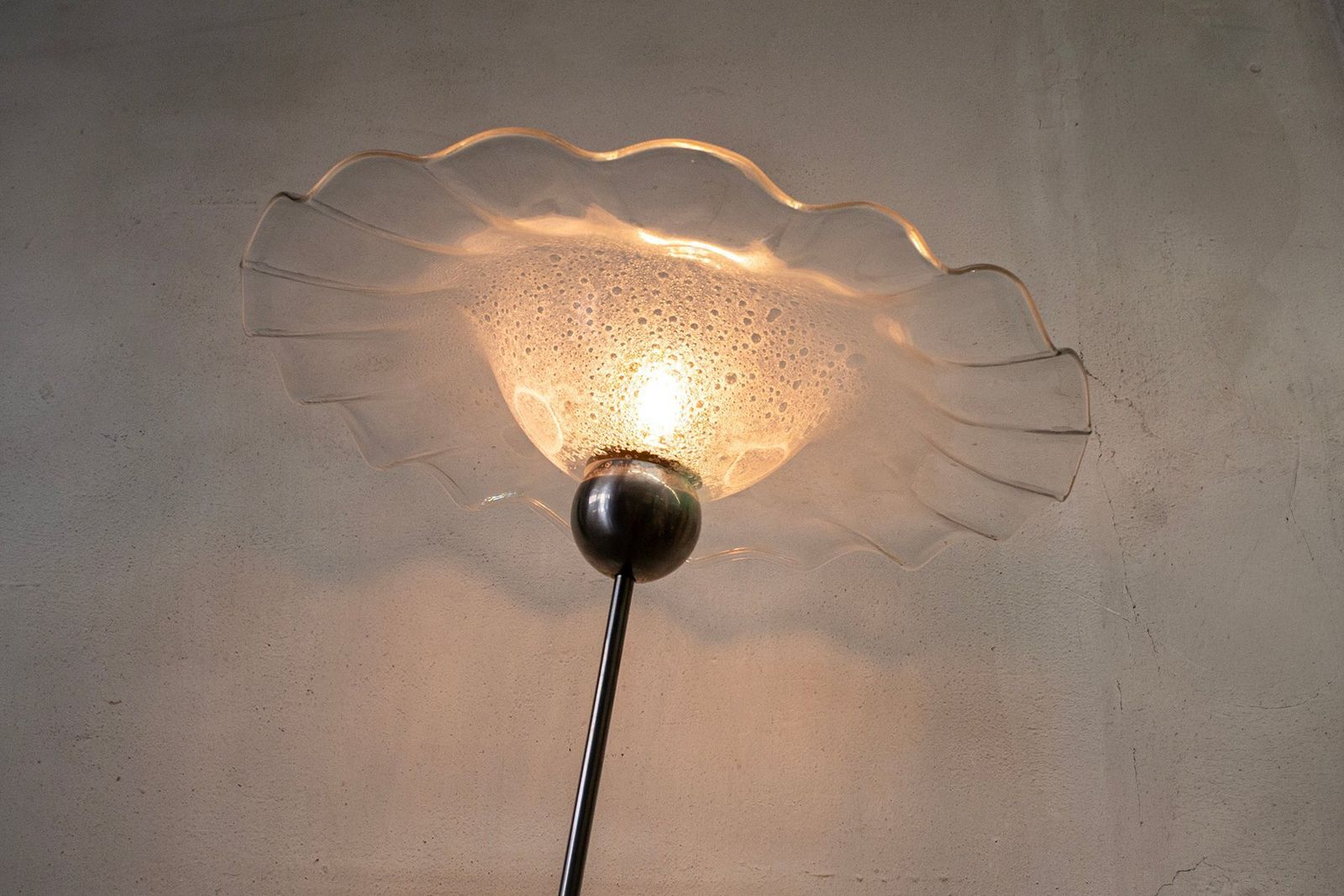 Murano Glass Farfallone Floor Lamp By Toni Zuccheri For Venini, Italy, 1970s photo Lighting