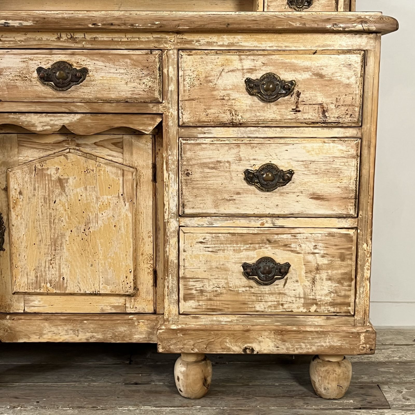 Antique Painted Pine Kitchen Dresser photo buy