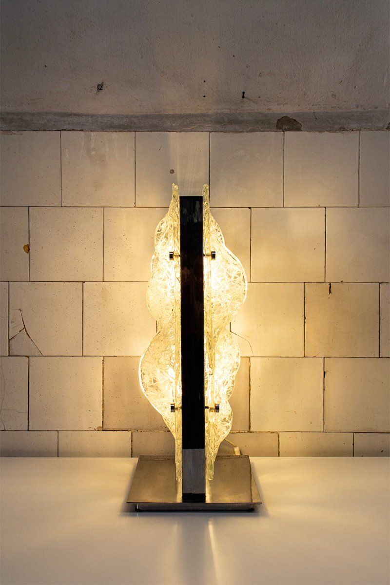 Table Lamp By Toni Zuccheri For Mazzega Italy 1970s photo for sale