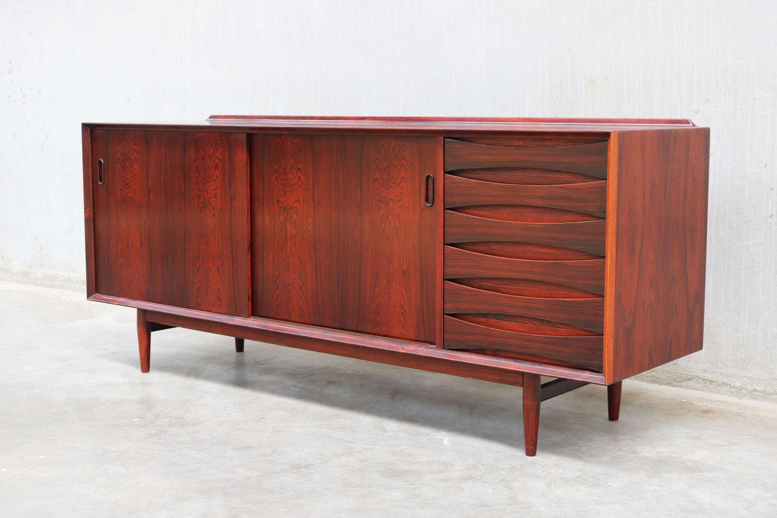 Rare Danish Design Model: Os29 Sideboard By Arne Vodder For Sibast Rosewood 1950 photo furniture