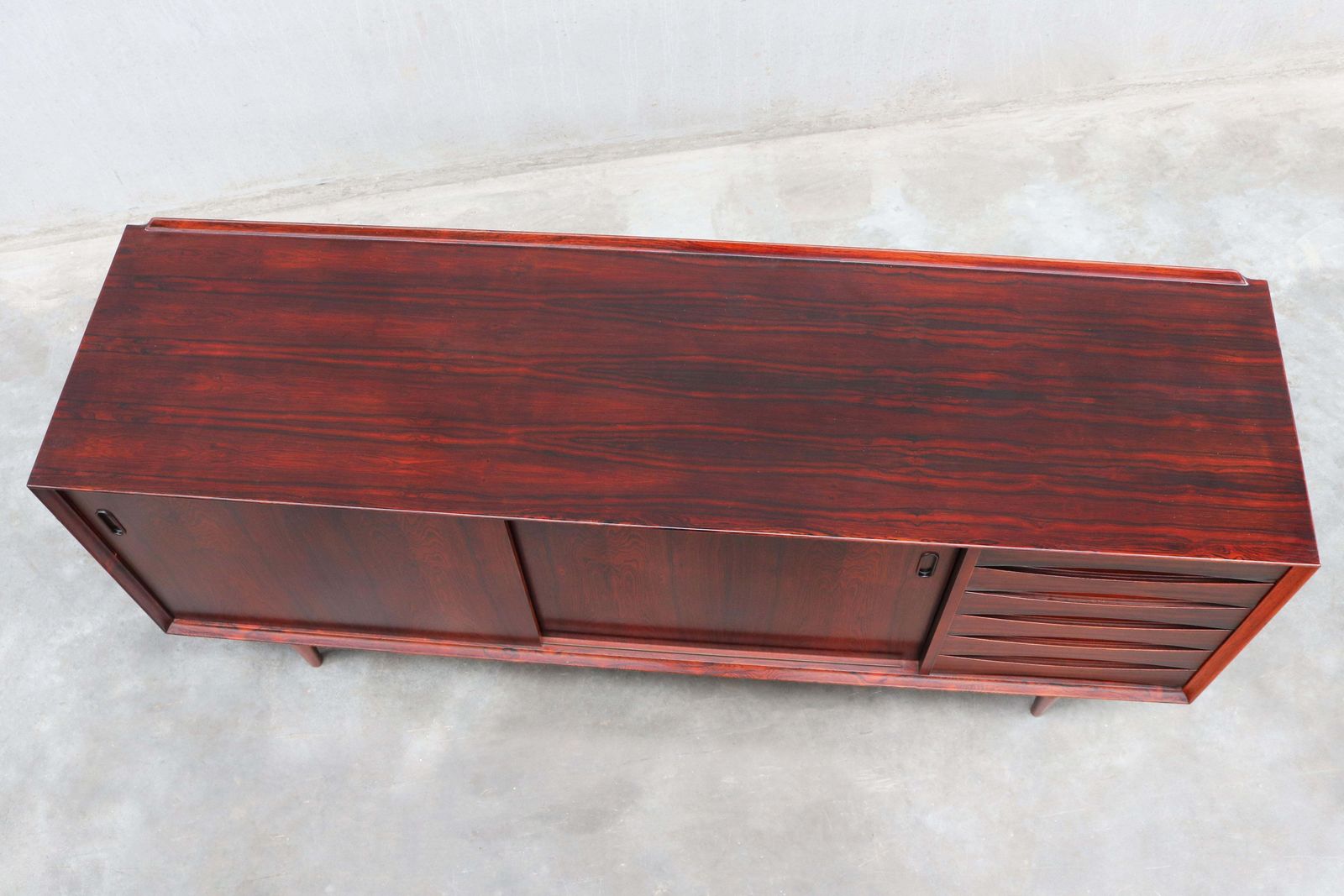 Rare Danish Design Model: Os29 Sideboard By Arne Vodder For Sibast Rosewood 1950 photo for sale