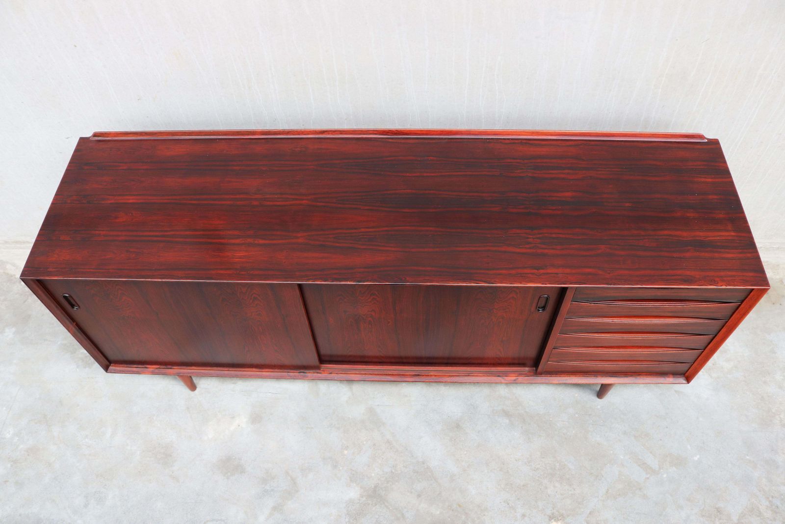 Rare Danish Design Model: Os29 Sideboard By Arne Vodder For Sibast Rosewood 1950 photo vintage