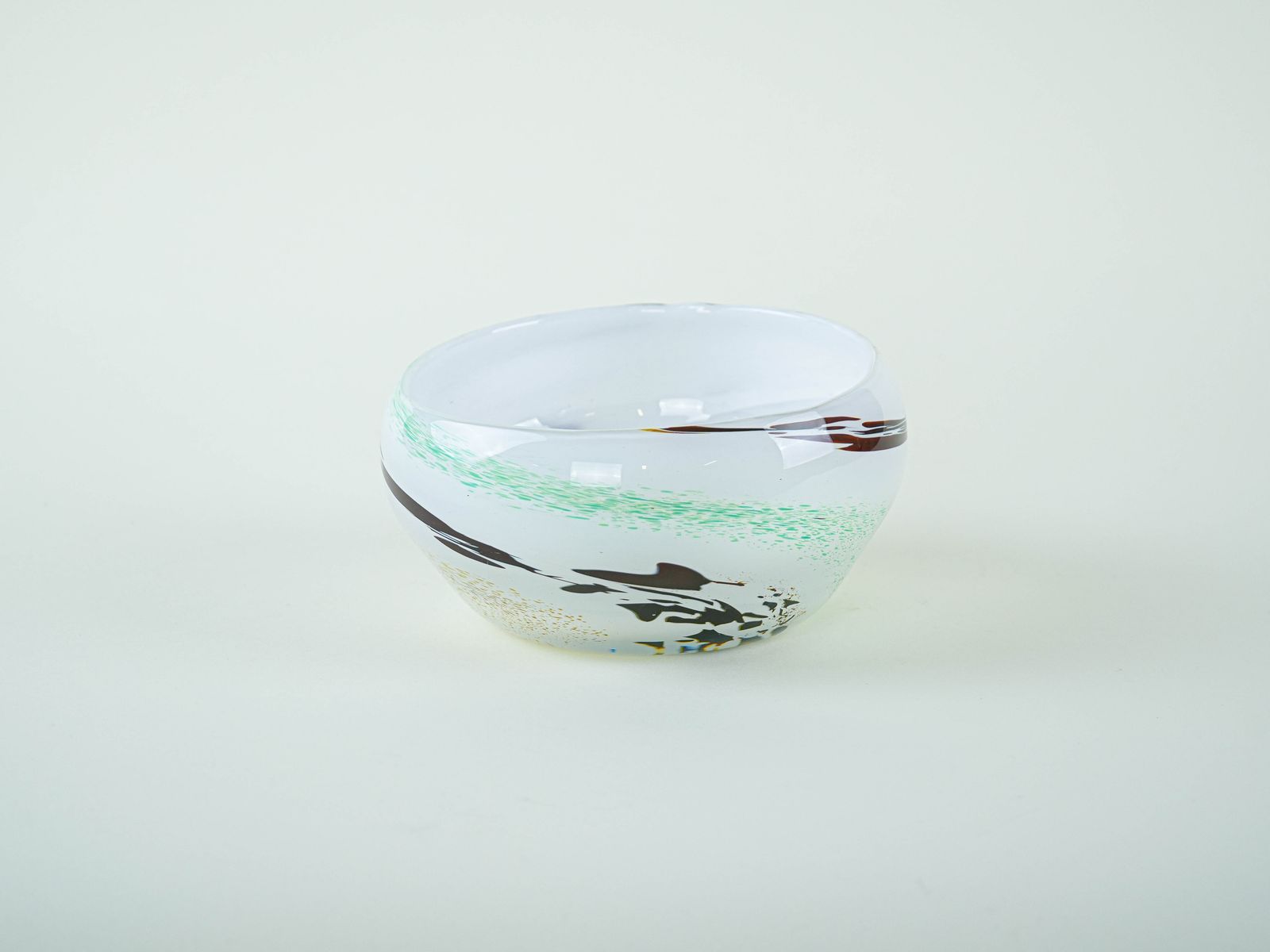 Glass Bowl, Danish Design, 1970s, Made In Denmark photo Home Decor
