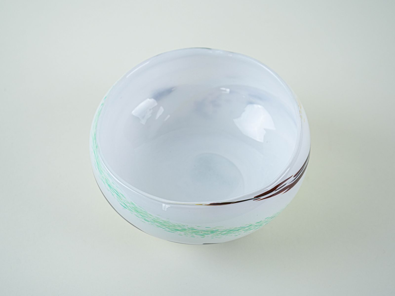 Glass Bowl, Danish Design, 1970s, Made In Denmark photo vinterior