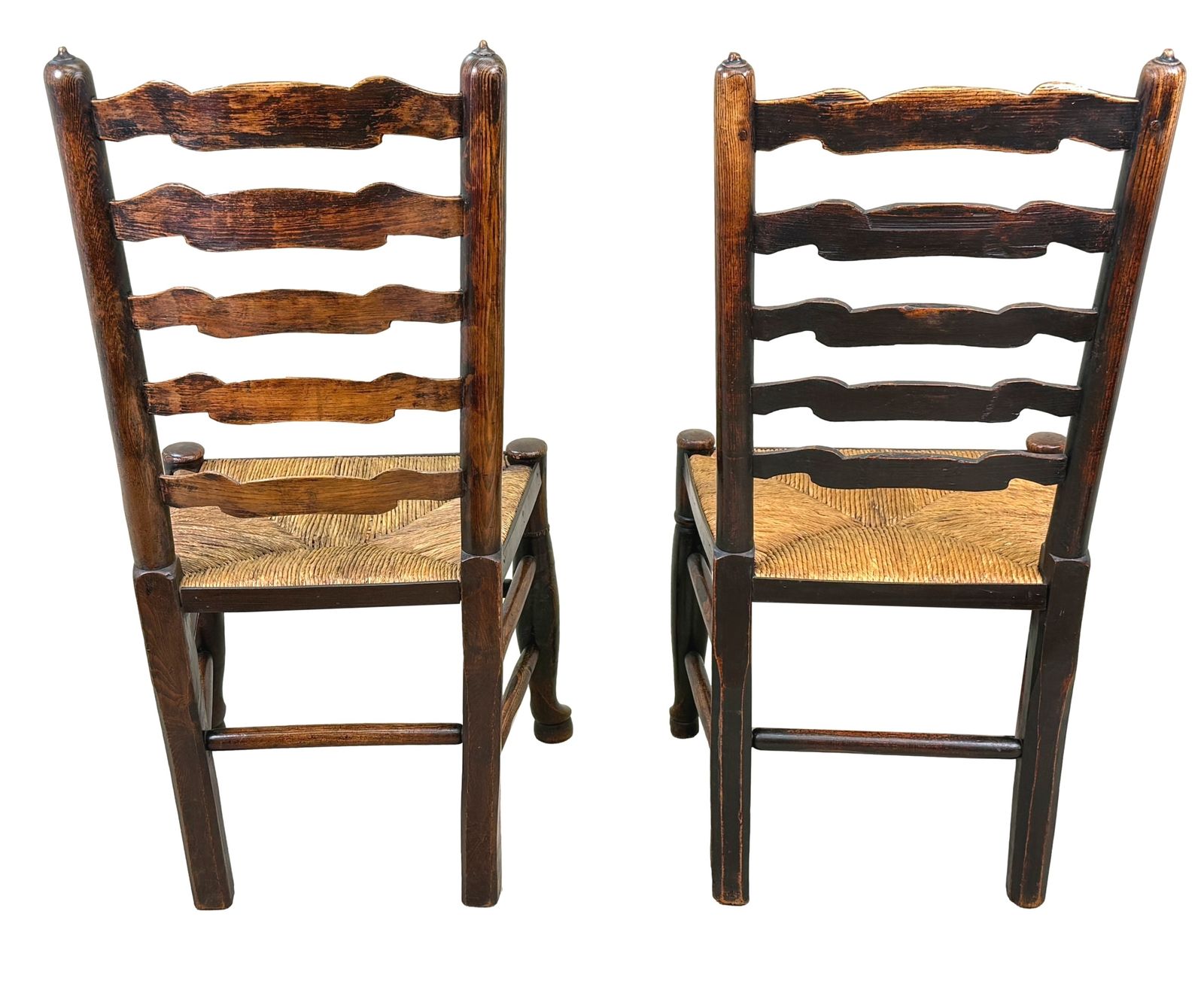 photo for sale Ensemble de 10 chaises de cuisine à barreaux de style georgien, début du XIXe siècle (Angleterre, vers 1820)