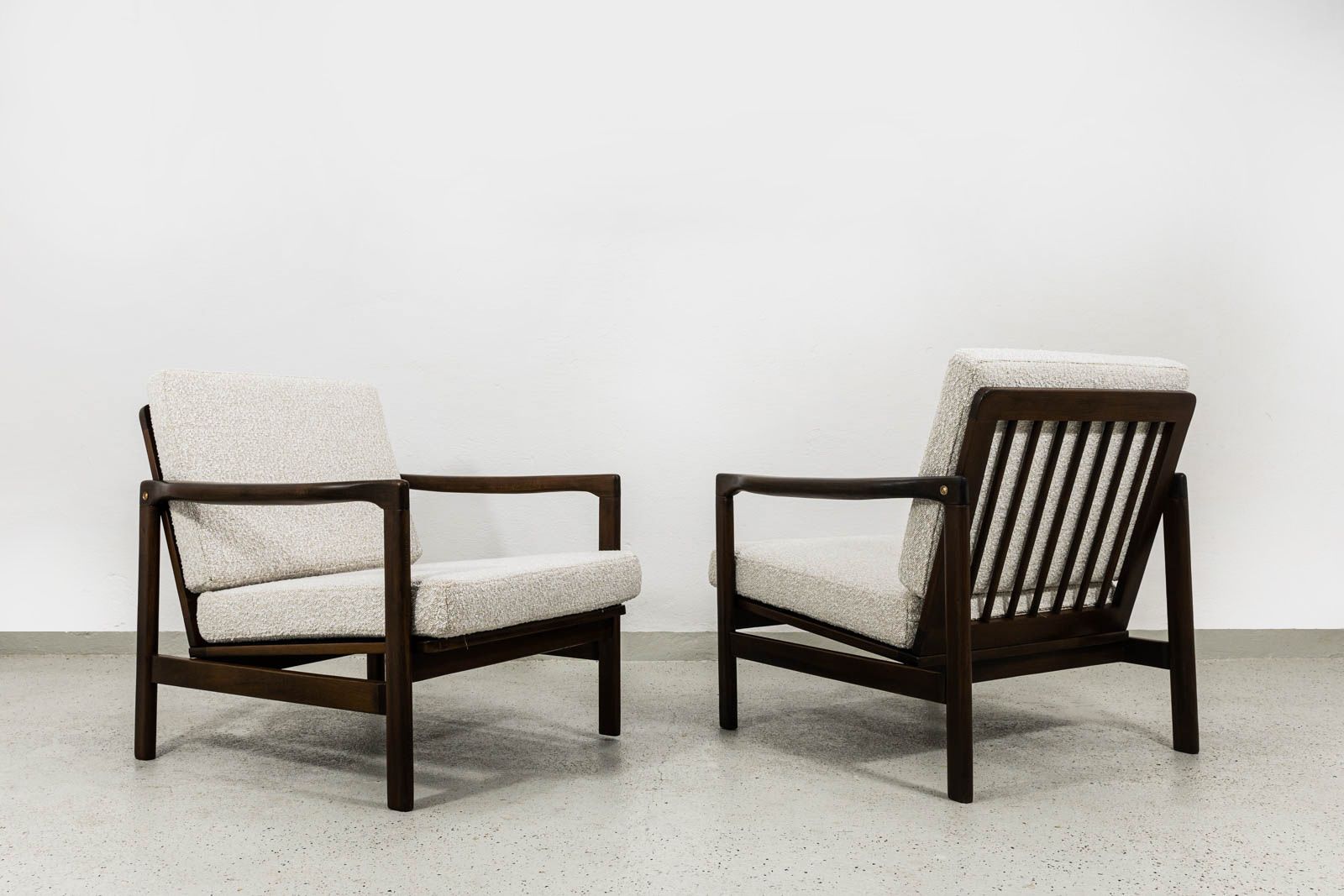 Vintage Club Chairs By Zenon Bączyk, 1960's, Set Of 2 photo furniture