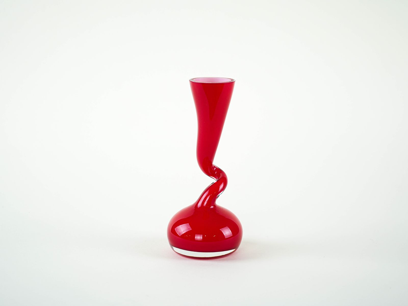 Red Vase, Swing Vase, Danish Design, Manufactured By Normann Copenhagen, Designed By Britta Bonnesen photo Home Decor