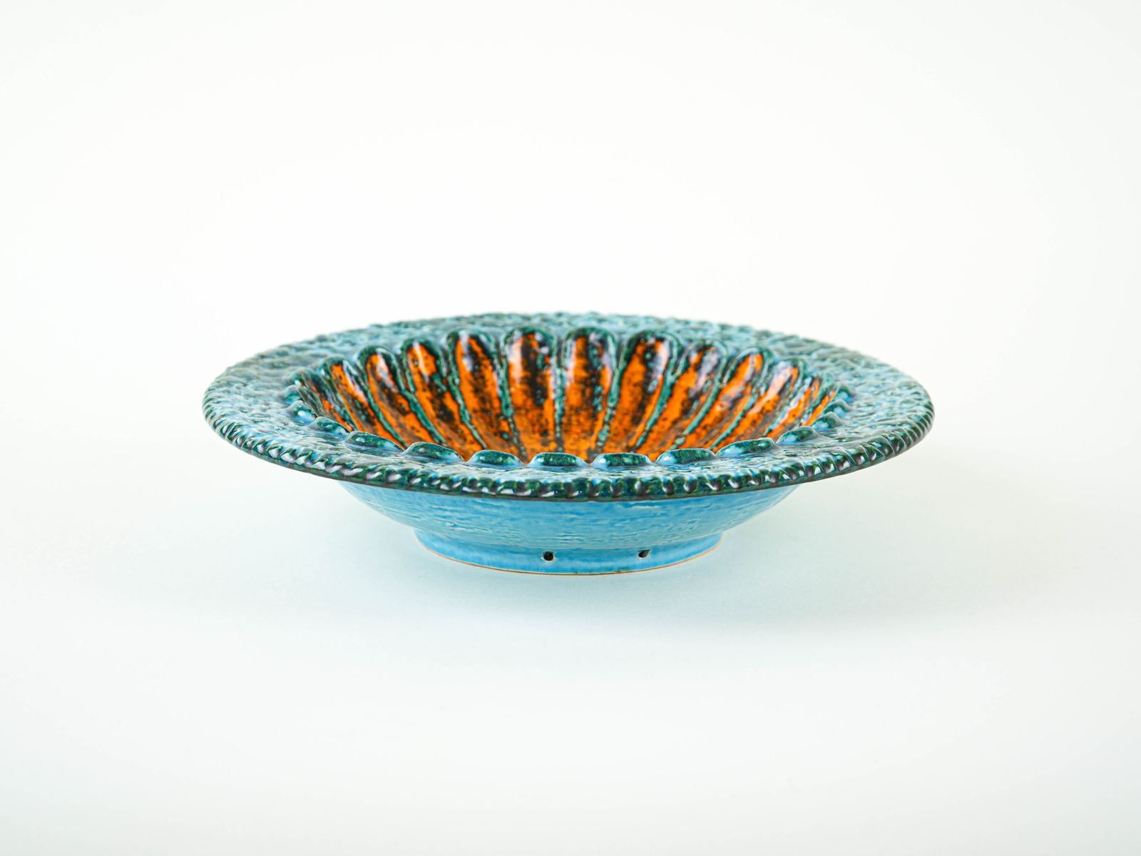 Assiette en céramique, design allemand, années 1960, fabriquée en Allemagne de l'Ouest photo Décoration