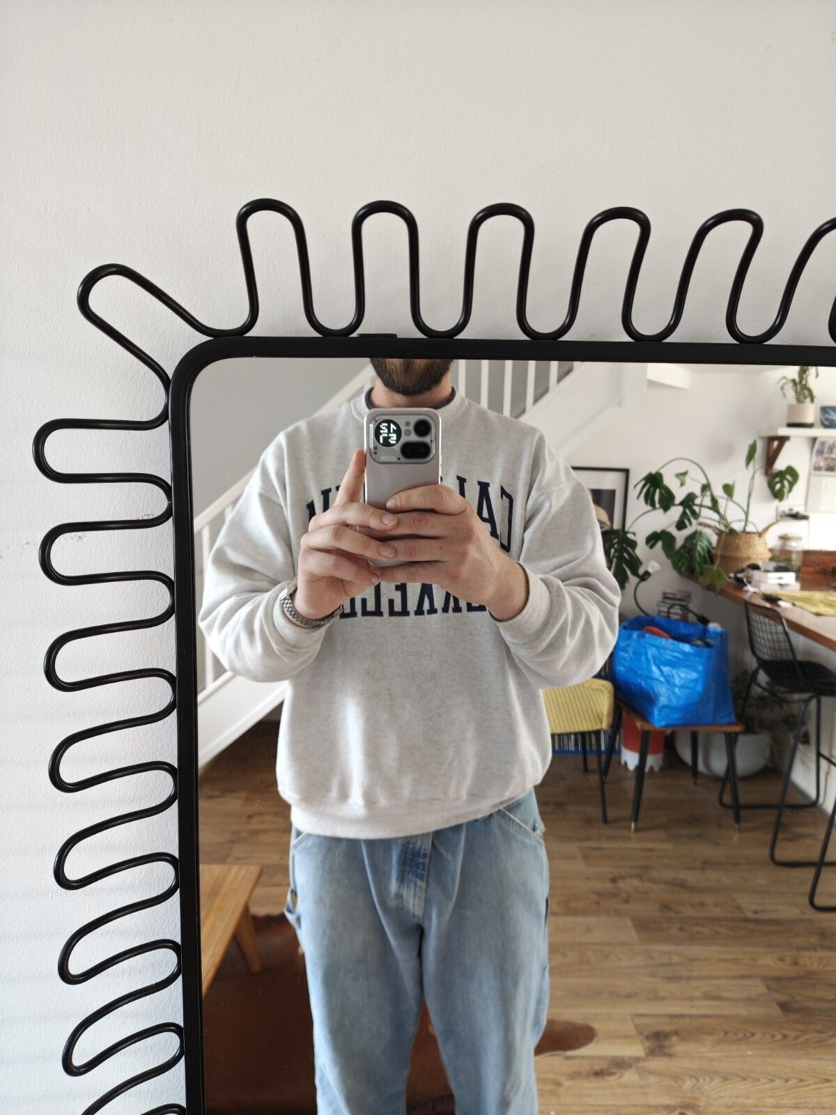 Ikea Mandal Mirror Designed By Francis Cayouette 2008, Rare. photo vinterior