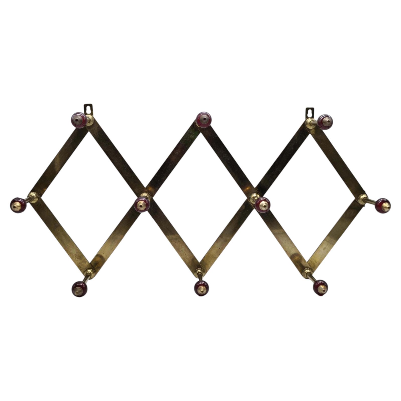 Luigi Caccia Dominioni Wall Coat Stand Mod At4 Manufacturer Azucena 1950