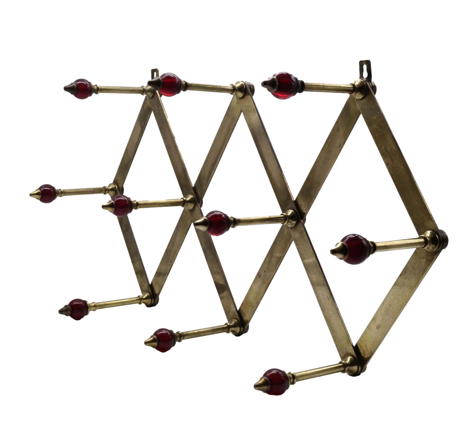 Luigi Caccia Dominioni Wall Coat Stand Mod At4 Manufacturer Azucena 1950 photo Furniture