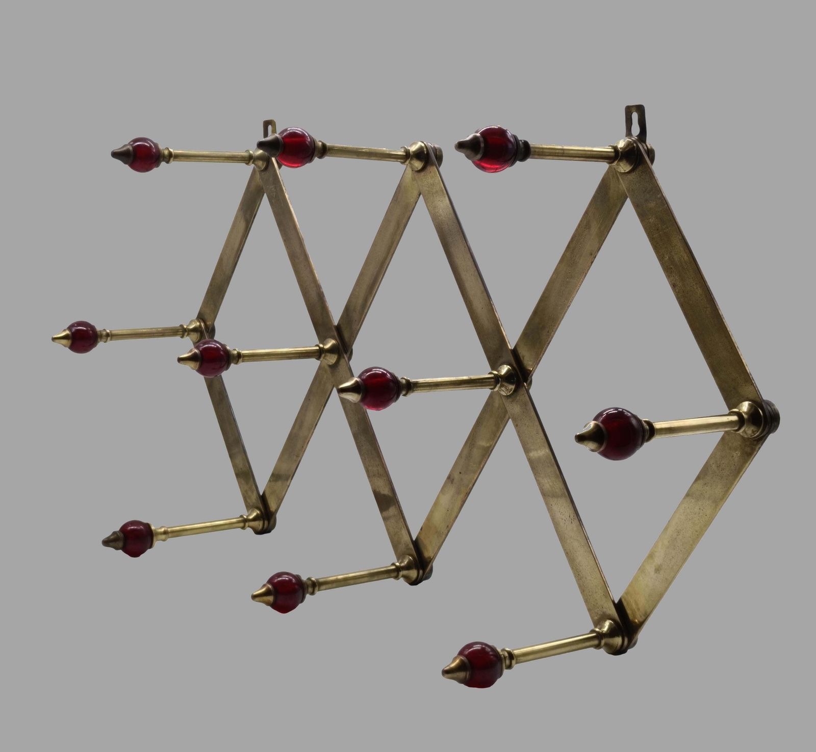 Luigi Caccia Dominioni Wall Coat Stand Mod At4 Manufacturer Azucena 1950 photo 1940.0