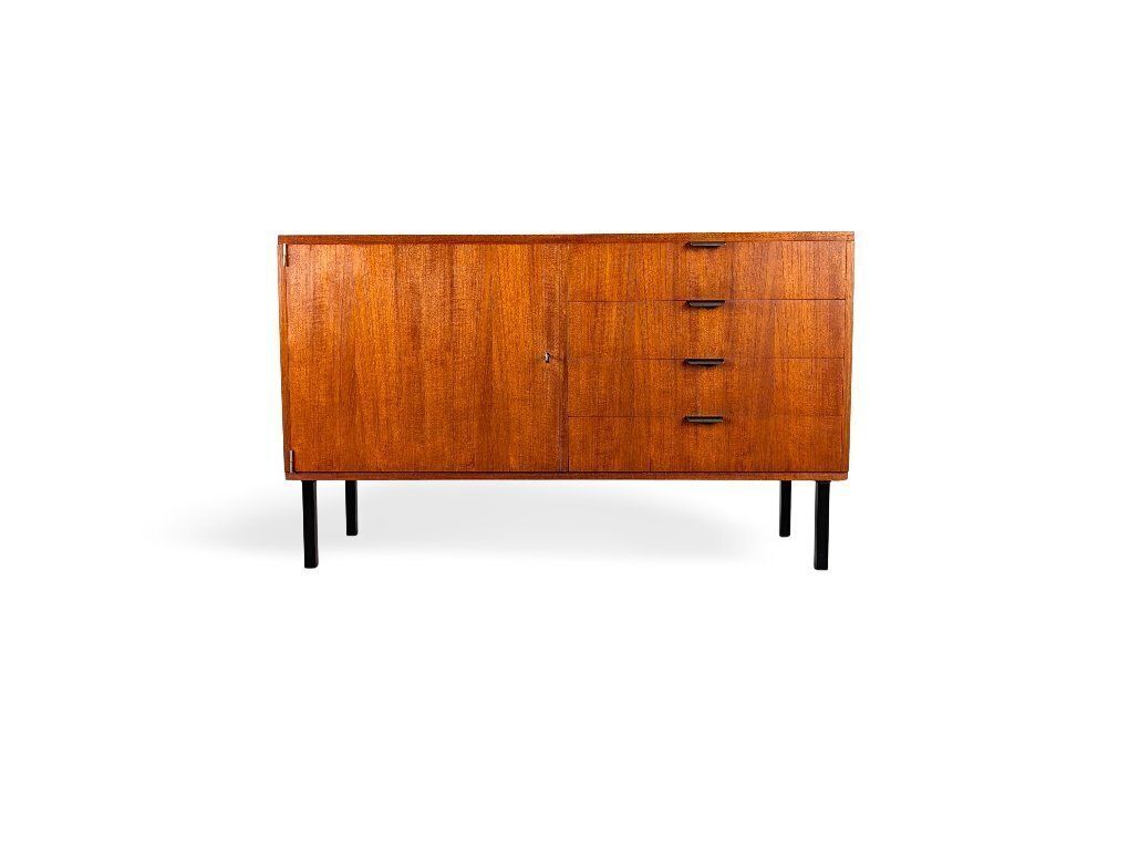 Buffet commode mid-century Herbert Hirche en bois, Holzäpfel DHS 20 photo vintage