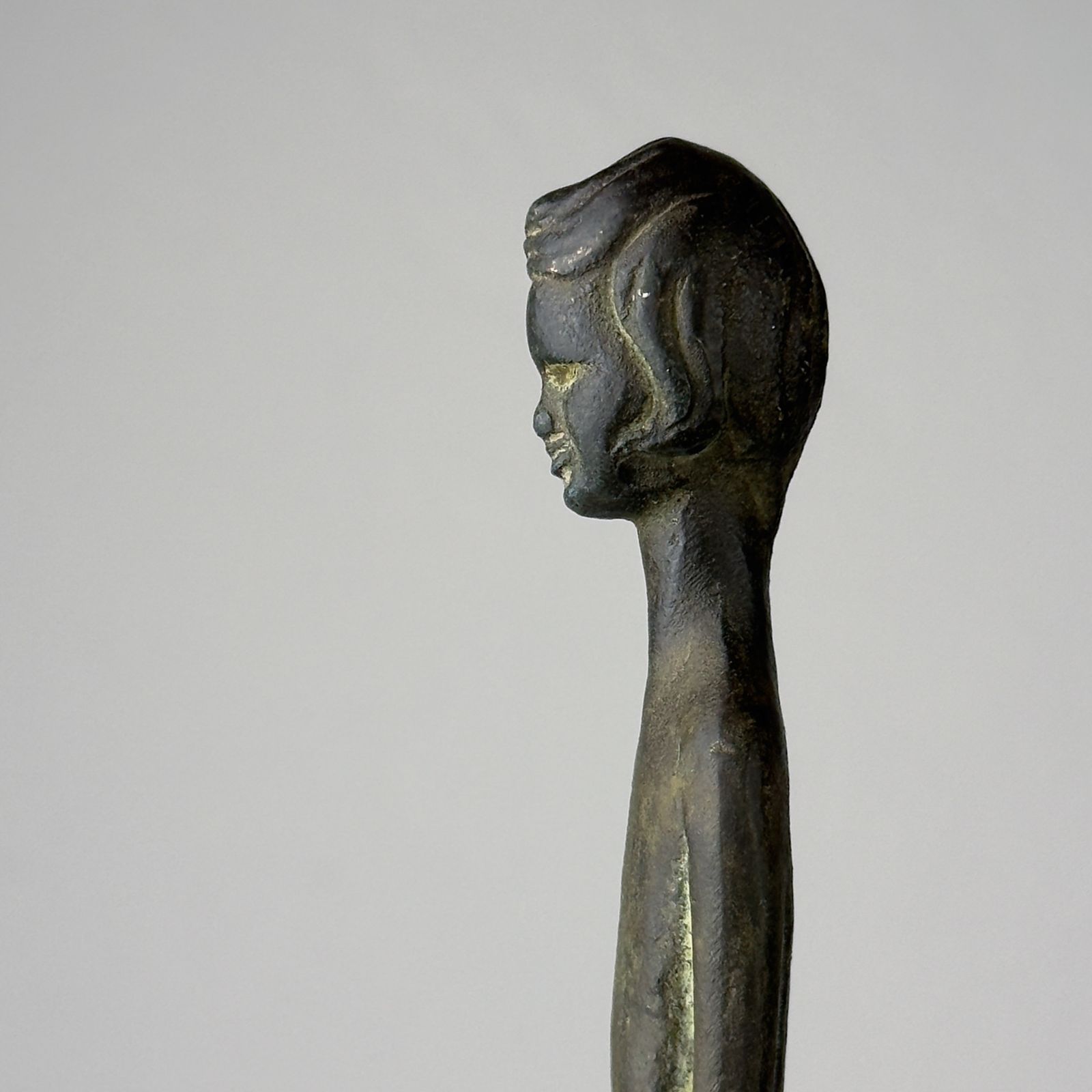 photo furniture Vintage bronzen sculptuur Ombra della Sera, Italië ca. jaren 1950–1970