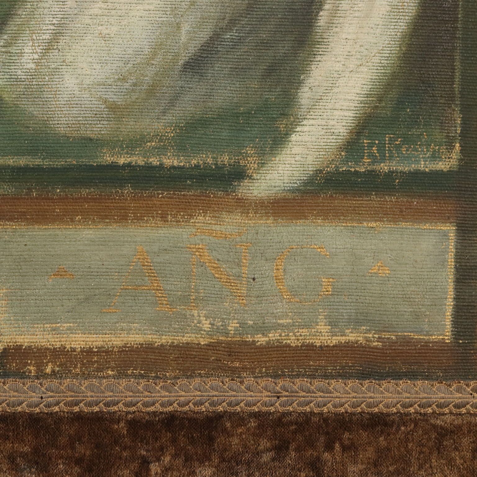 photo for sale Antiek religieus schilderij op doek, 19e-20e eeuw