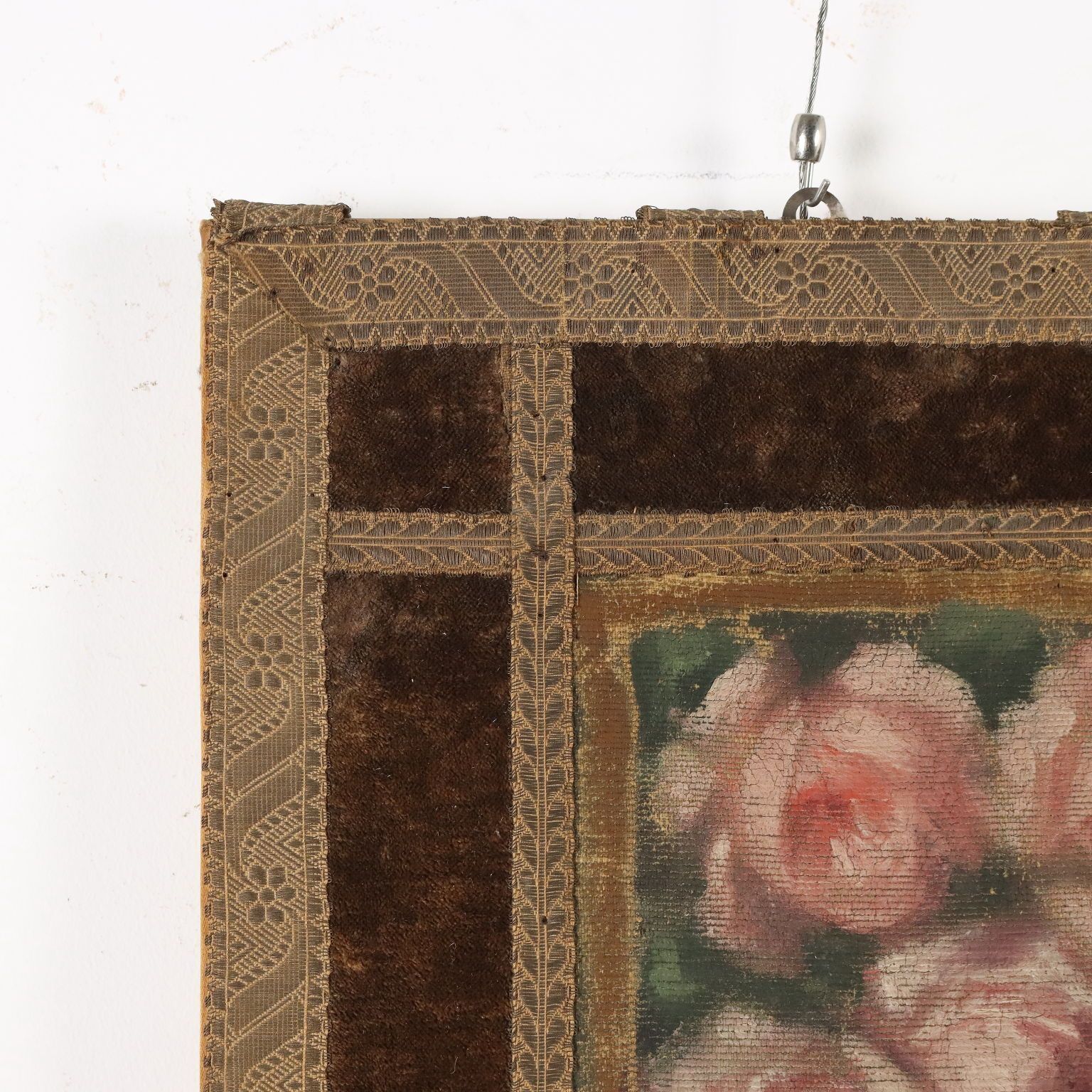 Kunst Antiek religieus schilderij op doek, 19e-20e eeuw photo