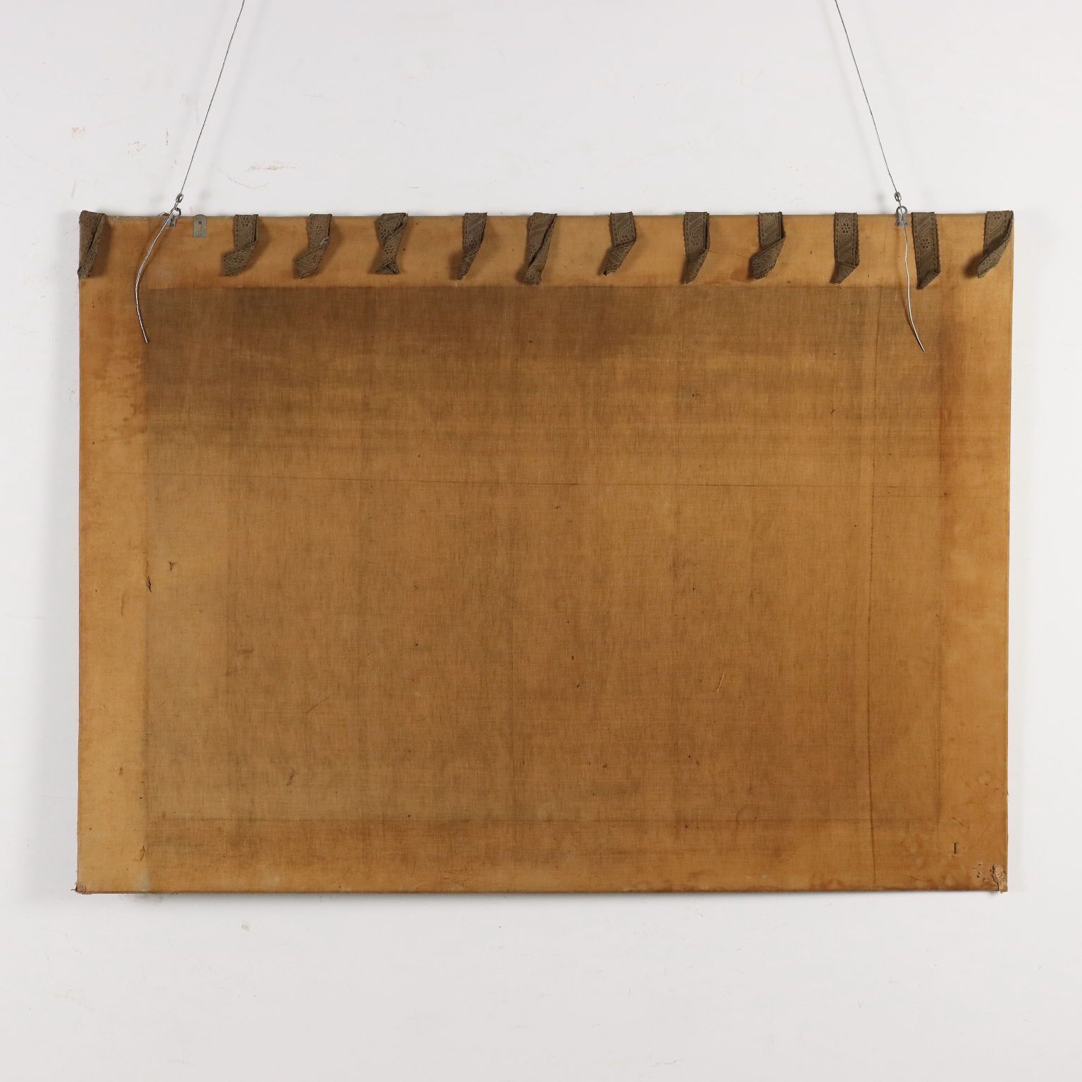 photo vinterior Antiek religieus schilderij op doek, 19e-20e eeuw