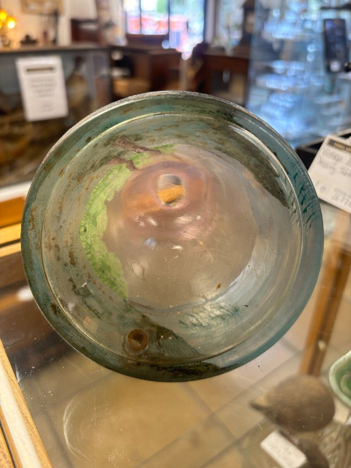 Early 20th Century Daum Nancy Painted Glass Vessel. photo buy