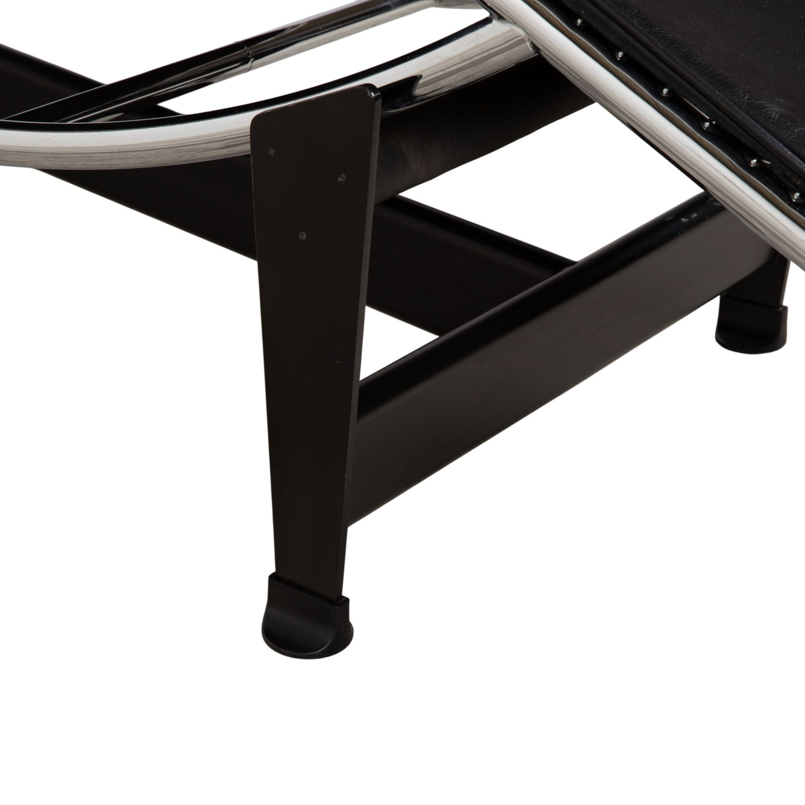Méridienne Cassina Le Corbusier LC 4 en cuir noir, Bauhaus, fonction manuelle photo buy