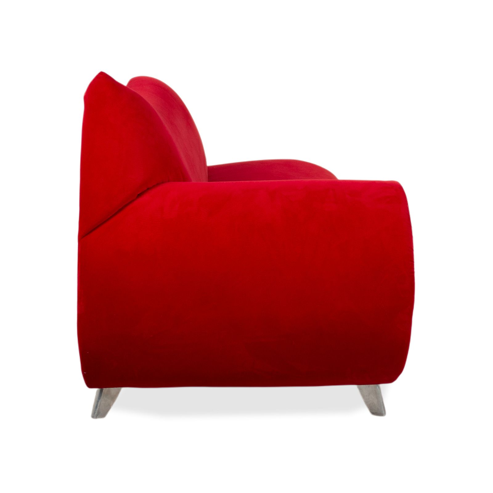 photo for sale Canapé Bretz Gaudi en velours rouge, 3 places