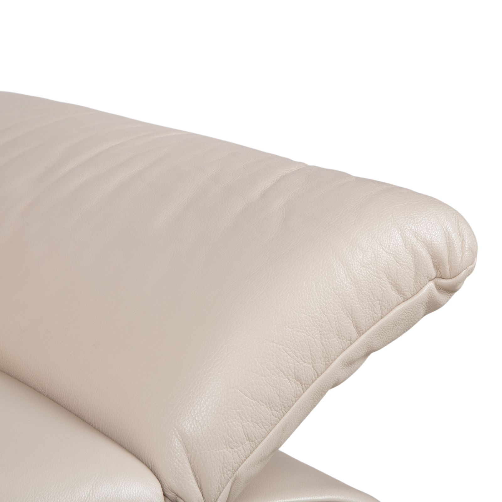 Koinor Rossini Leren Fauteuil Crème Handmatige Functie photo vinterior