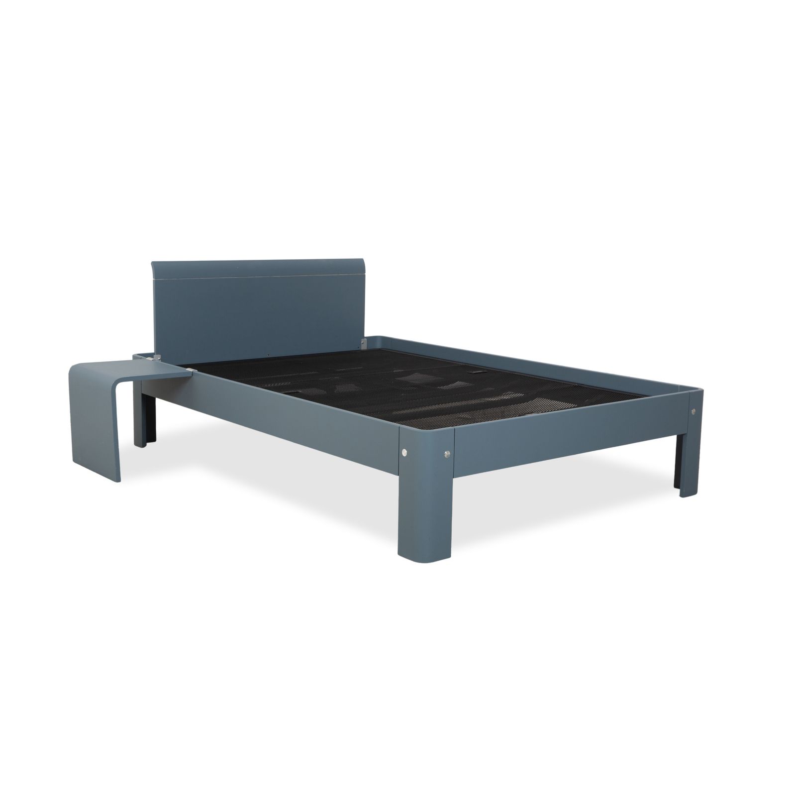 Table de chevet Auping Auronde 1500 en bois bleu-gris