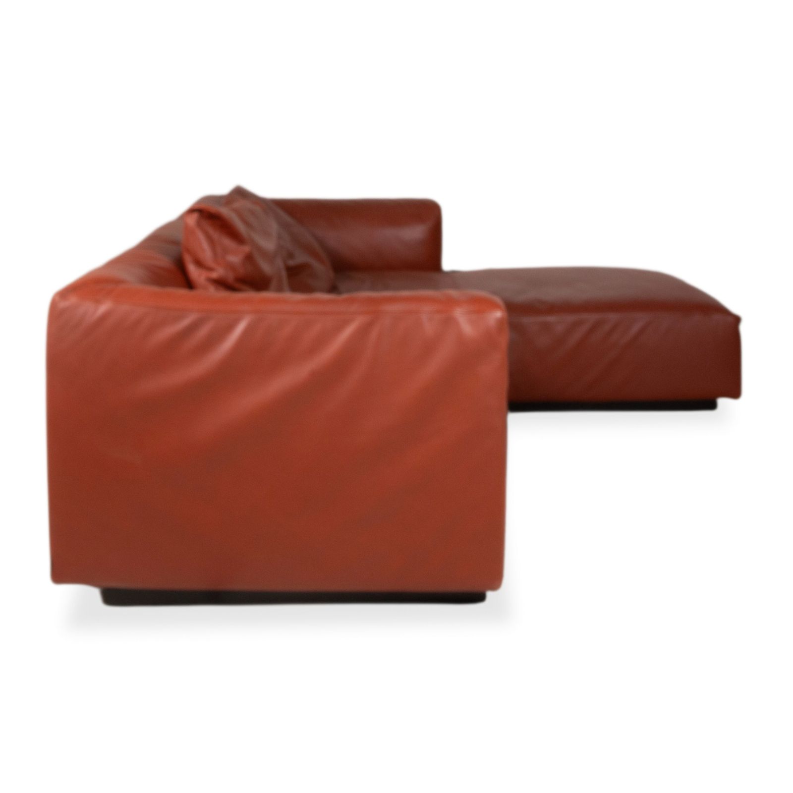 photo for sale Canapé d'angle Walter Knoll Living Landscape 755 en cuir rouge terracotta