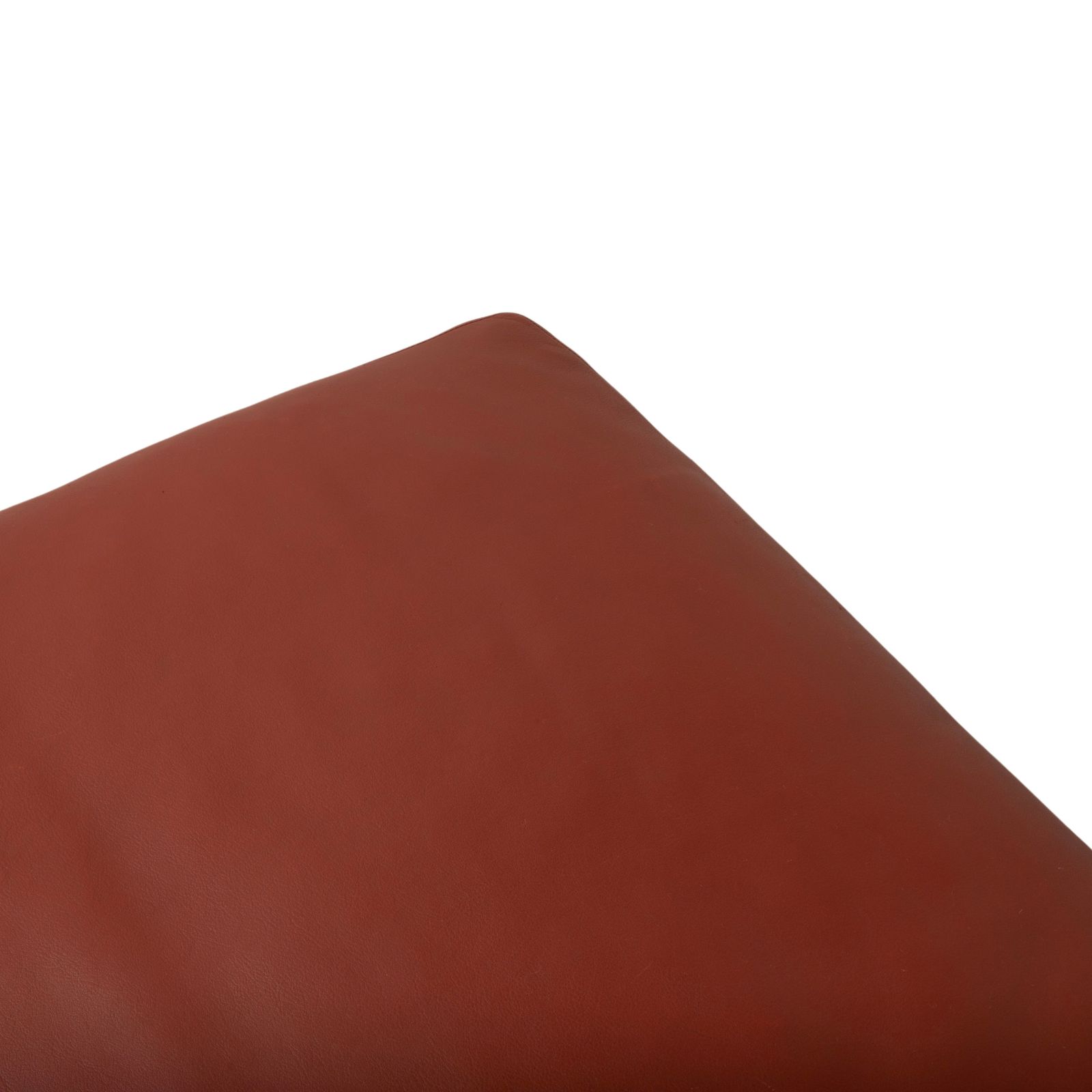 Pouf Walter Knoll Living Landscape 755 en cuir, rouge terracotta photo Mobilier