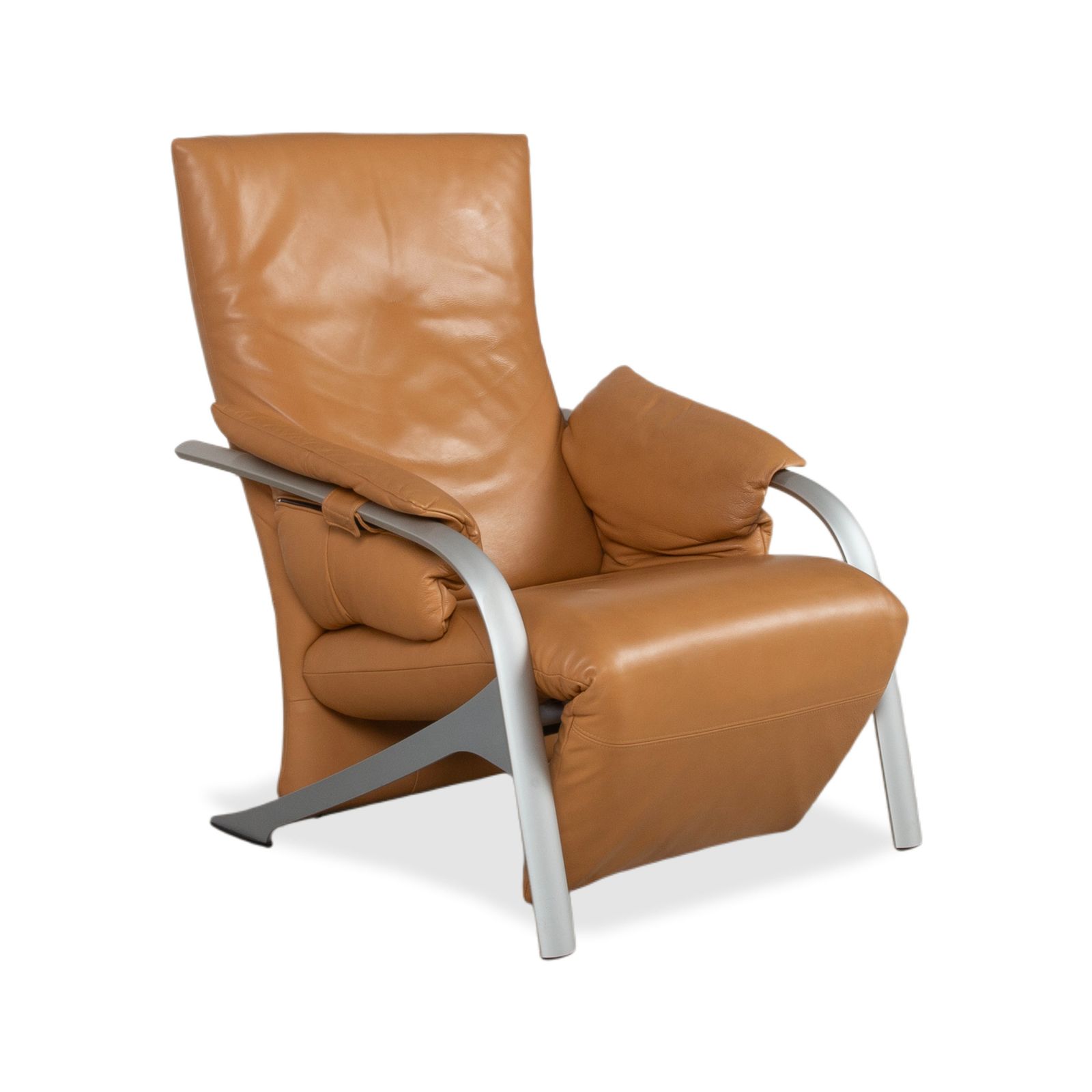 Fauteuil Rolf Benz 5100 en cuir cognac, fonction manuelle, fonction inclinable photo for sale