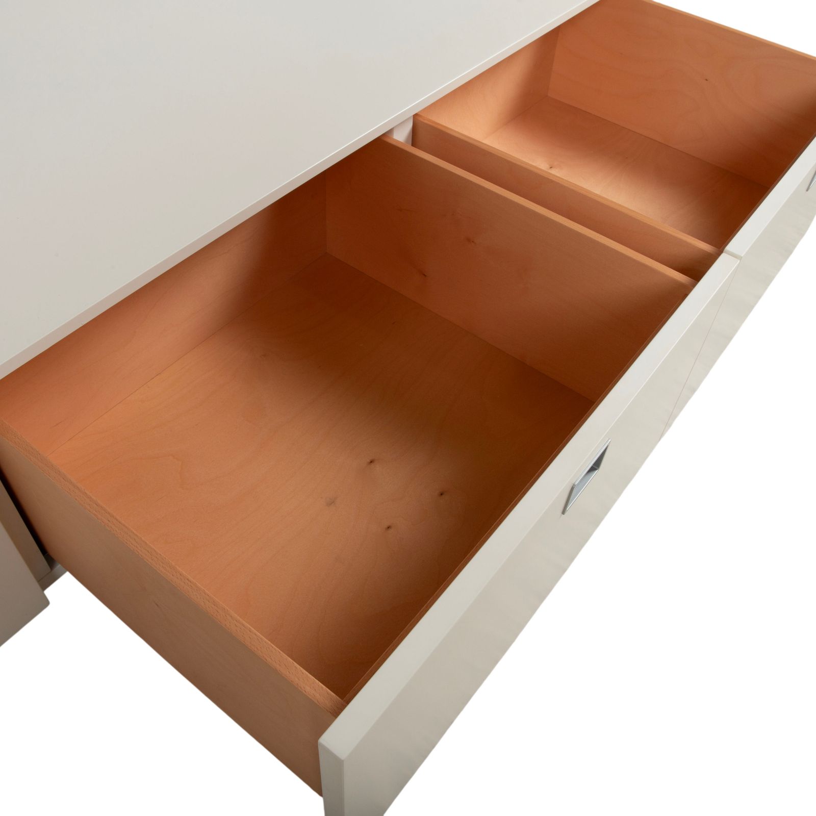 Buffet Lema en bois, blanc crème photo vintage