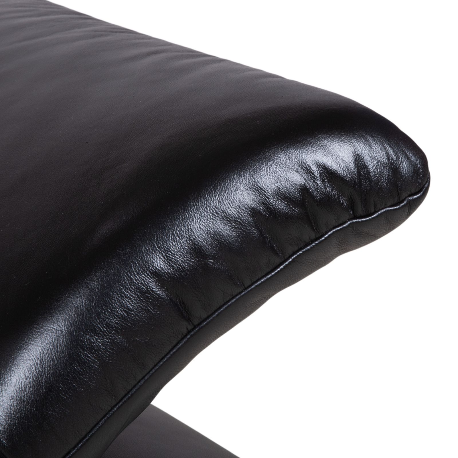 Fauteuil Koinor Rossini en cuir noir, fonction manuelle photo buy