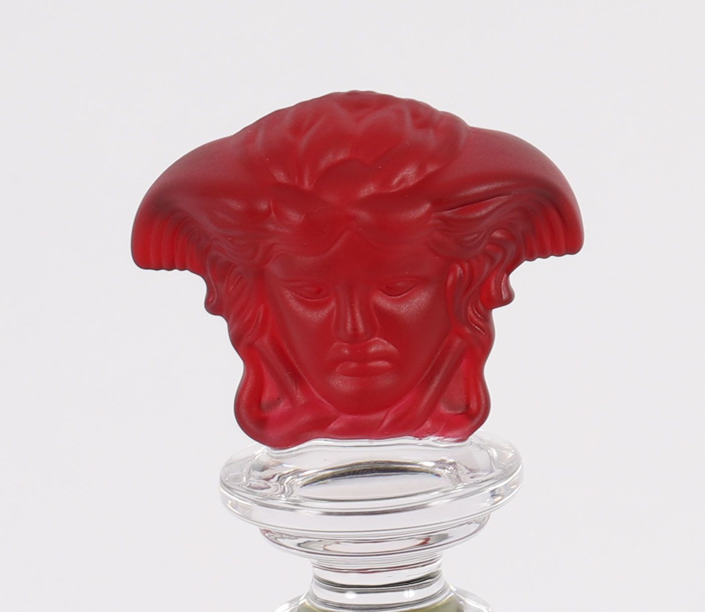 Vintage Rosenthal Glass Versace Medusa Bottle Stopper 20th Century photo 425.0